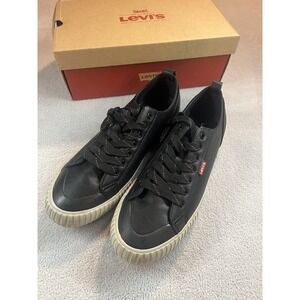 LEVI'S Anikin Men's 9.5 Black Brand‎ New Medium Width Fast Shipping! MED 9 1/2